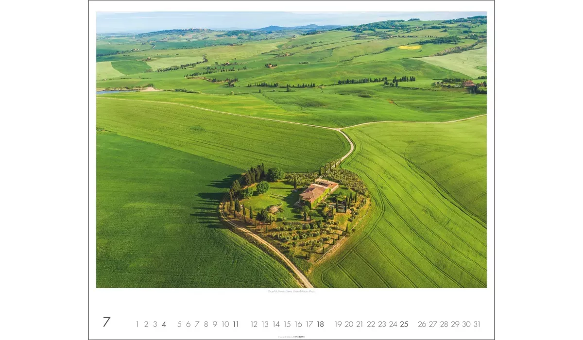 advertising calendar: Toskana 2027