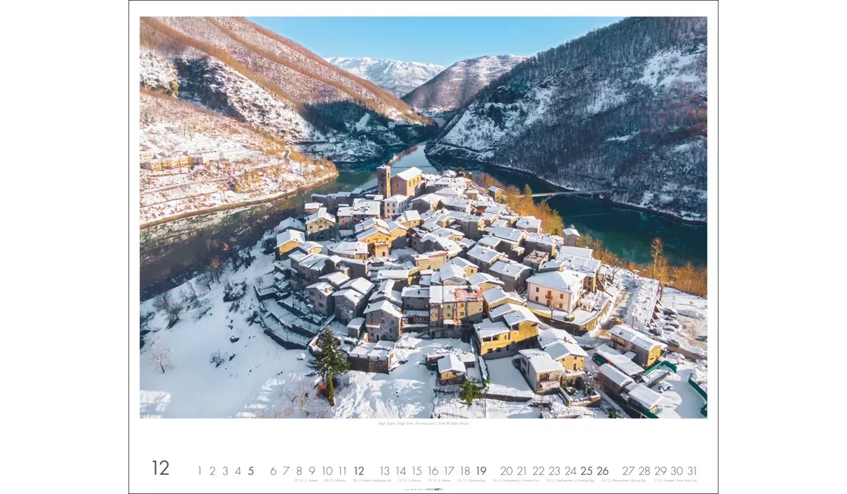 advertising calendar: Toskana 2027