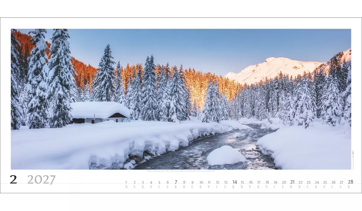 Weingarten Alpenpanorama Kalender 2027