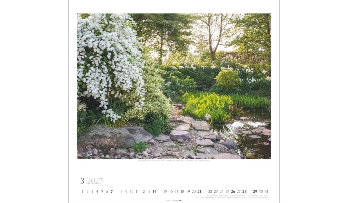 advertising calendar: Garden Dreams ATH 2027