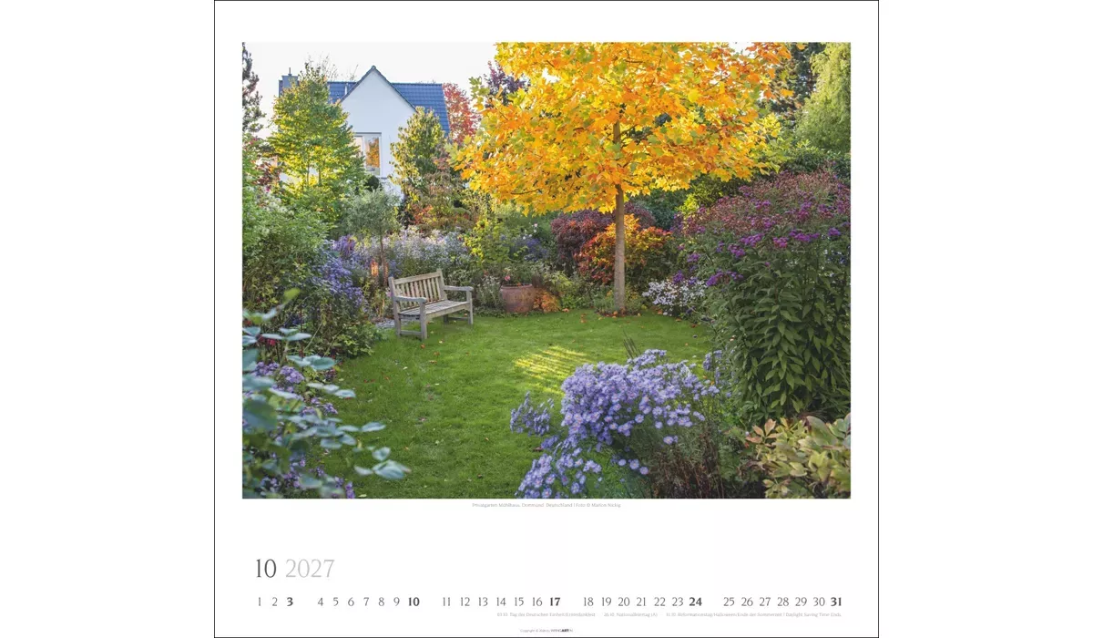 advertising calendar: Garden Dreams ATH 2027