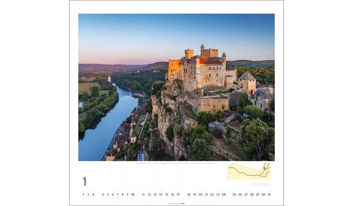 advertising calendar: On the Way of St. James - El Camino 2027