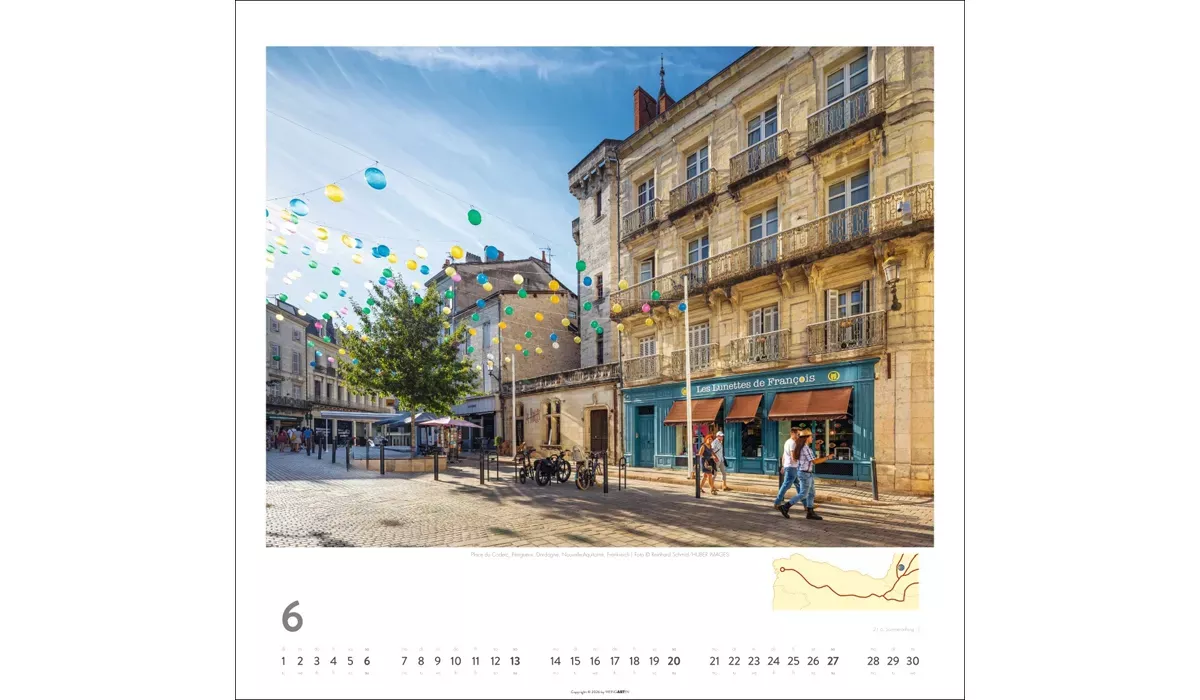 advertising calendar: On the Way of St. James - El Camino 2027