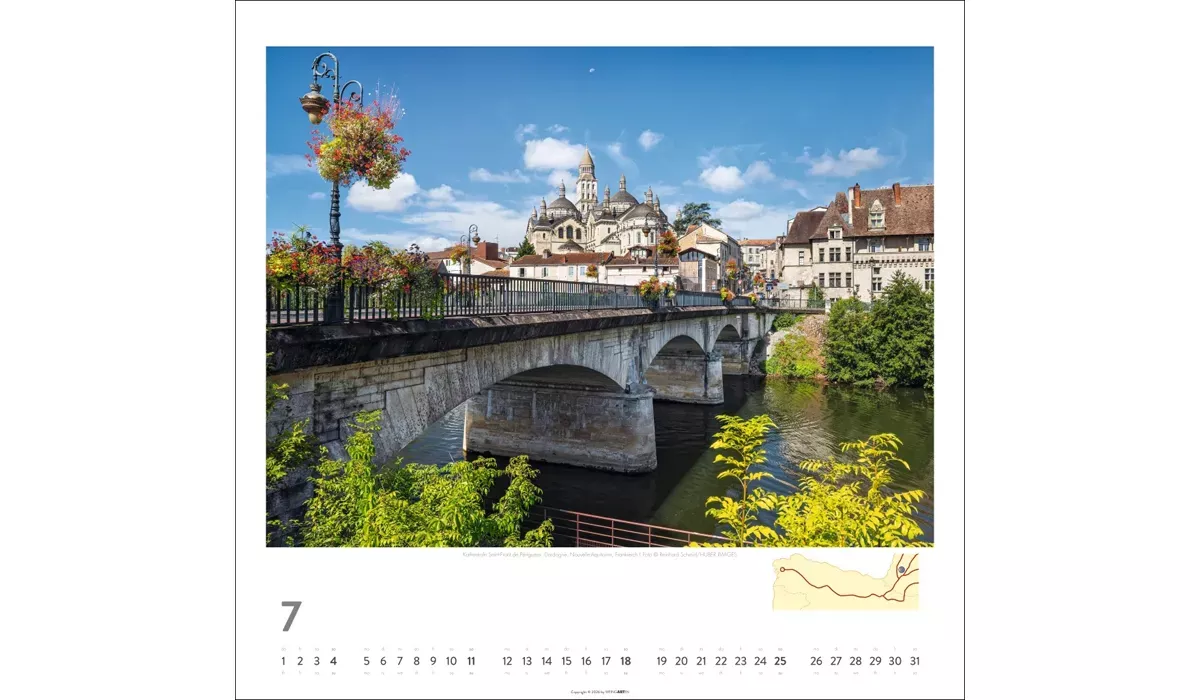 advertising calendar: On the Way of St. James - El Camino 2027