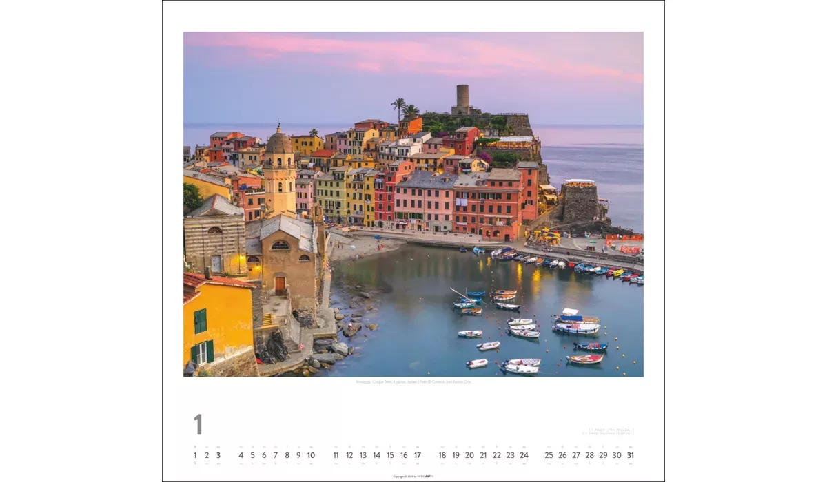 advertising calendar: Mediterranean Impressions 2027