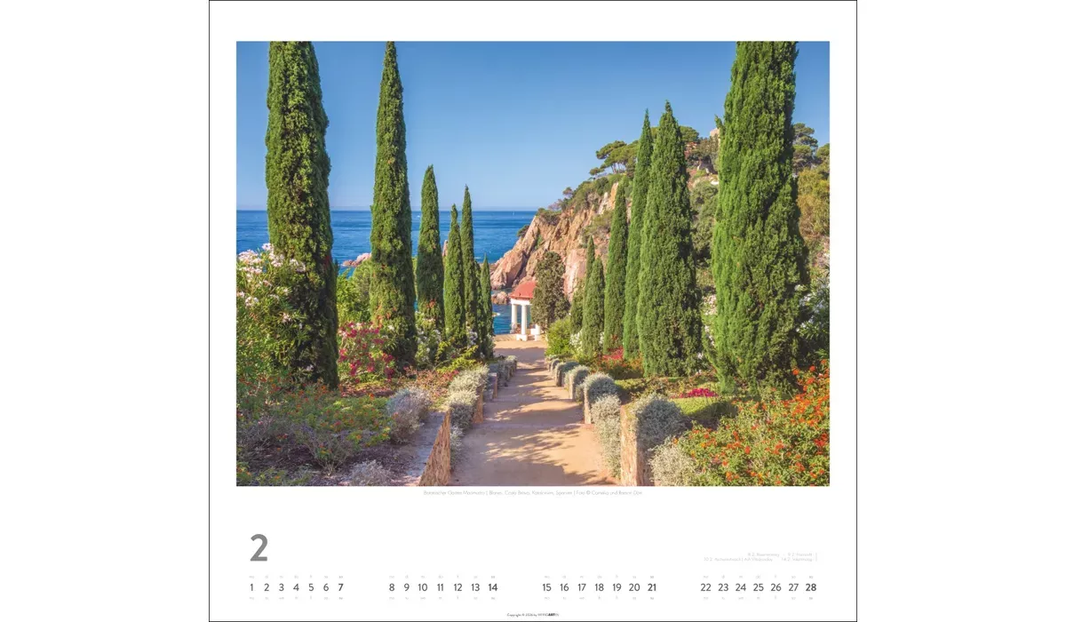 advertising calendar: Mediterranean Impressions 2027