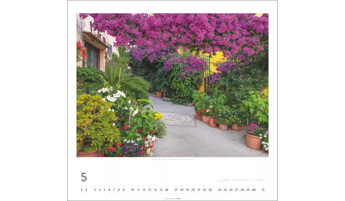 advertising calendar: Mediterranean Impressions 2027