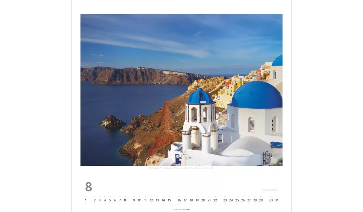 advertising calendar: Mediterranean Impressions 2027