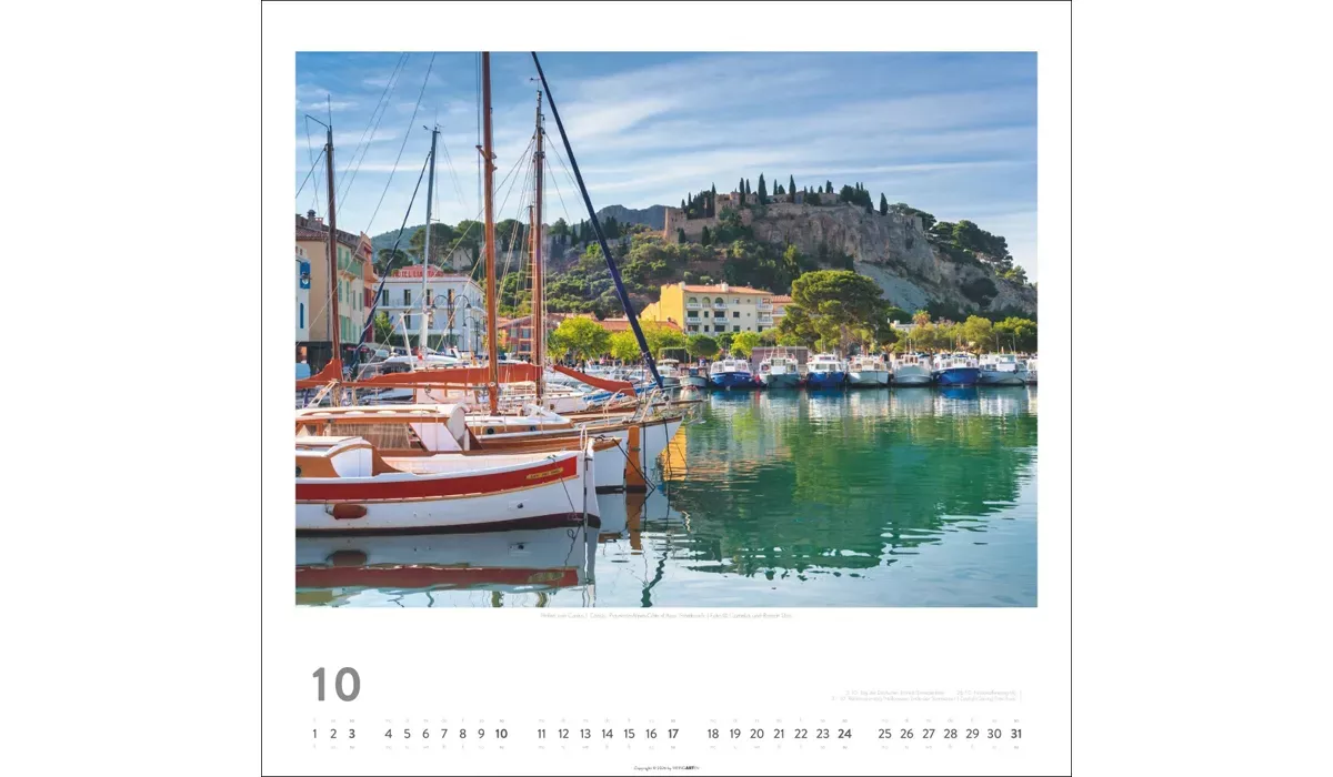 advertising calendar: Mediterranean Impressions 2027