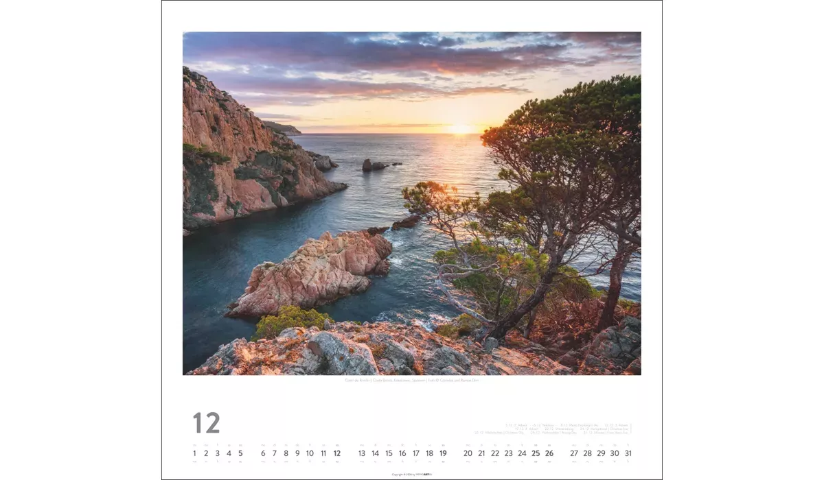 advertising calendar: Mediterranean Impressions 2027