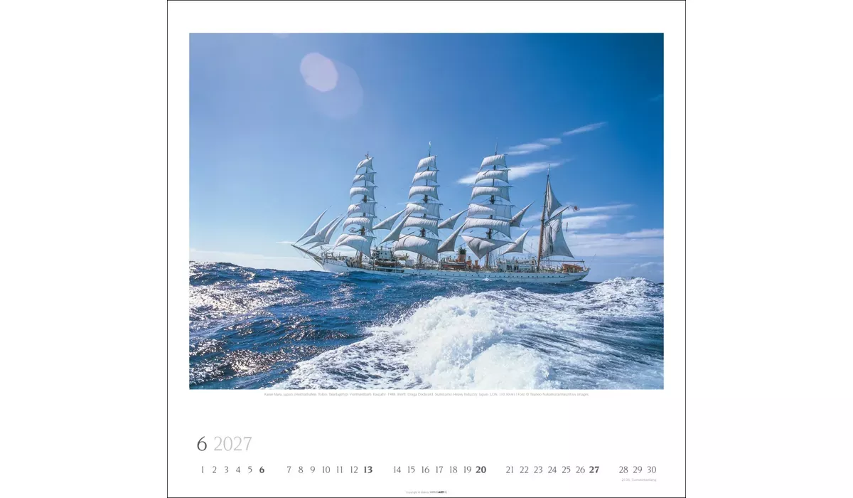 Weingarten Tall Ships Kalender 2027