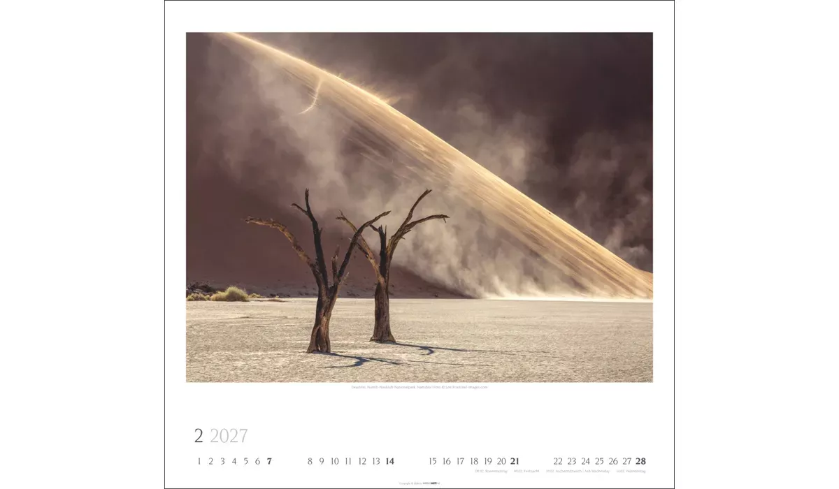 Weingarten Wunder der Natur Kalender 2027