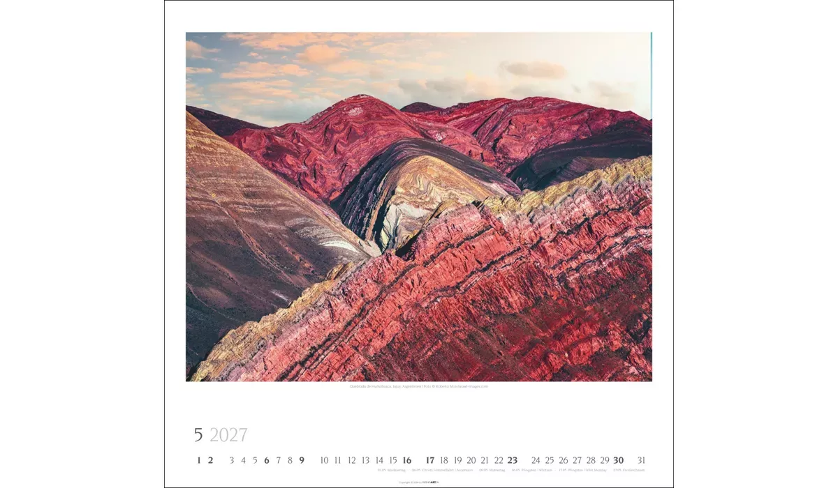 Weingarten Wunder der Natur Kalender 2027