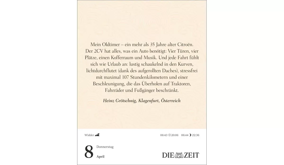 advertising calendar: What Makes My Life Richer Table Calendar 2027