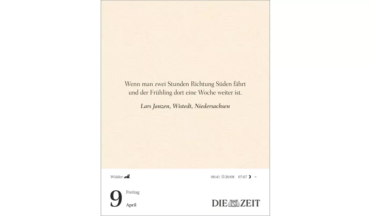 advertising calendar: What Makes My Life Richer Table Calendar 2027