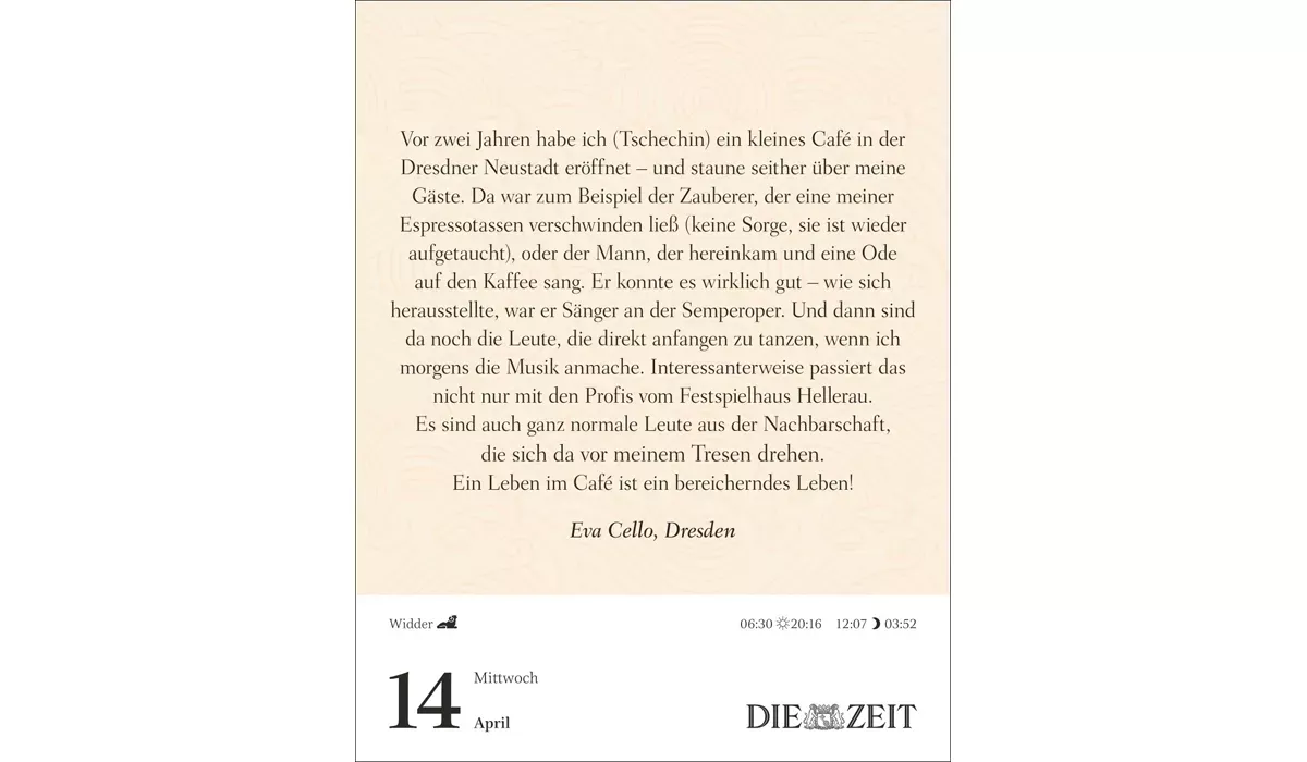 advertising calendar: What Makes My Life Richer Table Calendar 2027