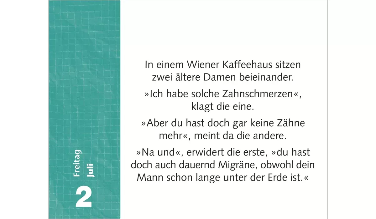 advertising calendar: Joke daily sampling calendar 2027