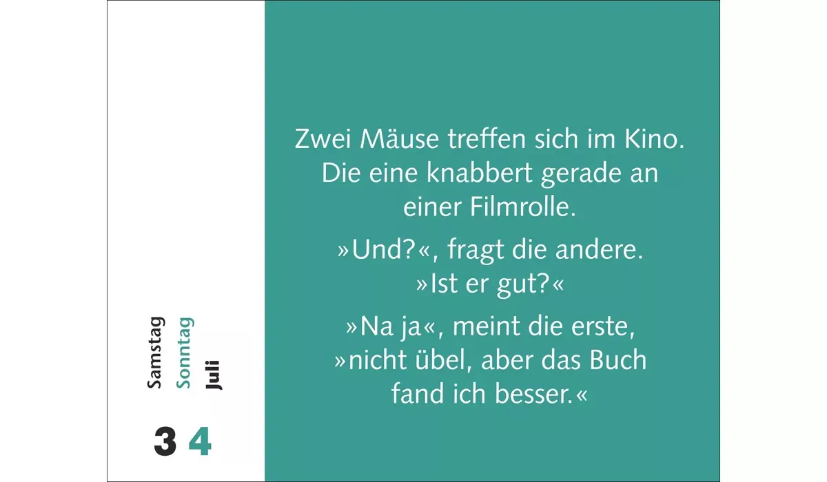 advertising calendar: Joke daily sampling calendar 2027