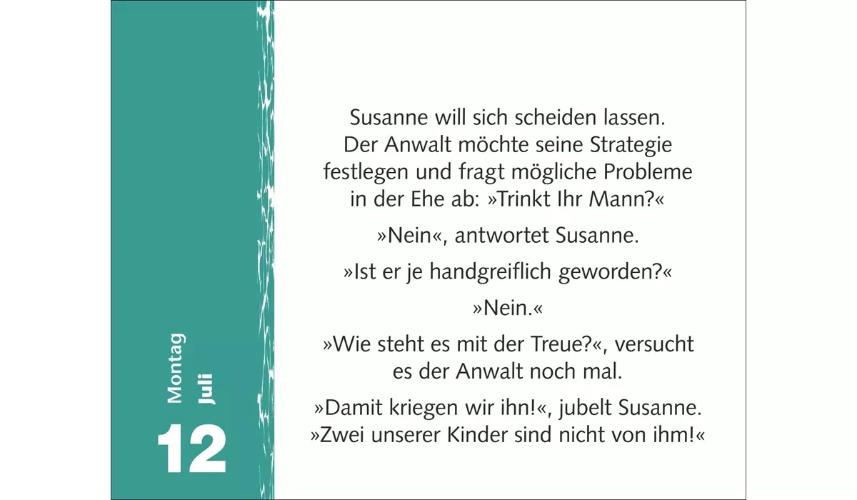 advertising calendar: Joke daily sampling calendar 2027