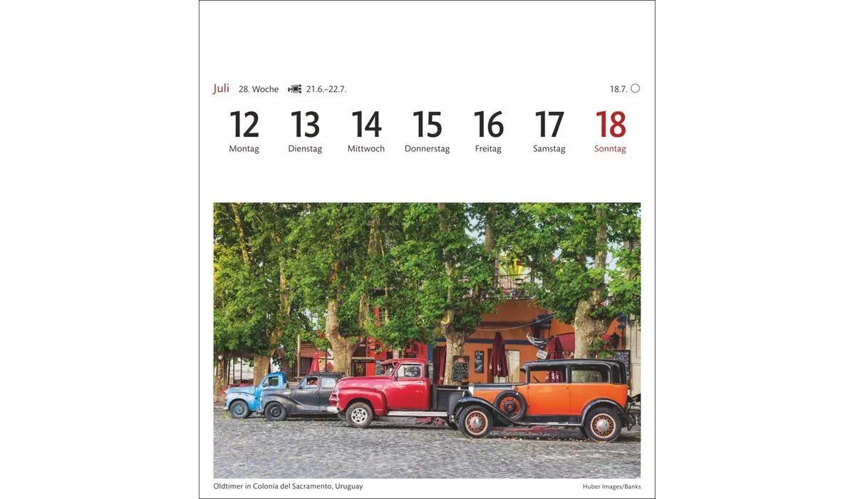 advertising calendar: Dream Destinations Postcard Calendar 2027