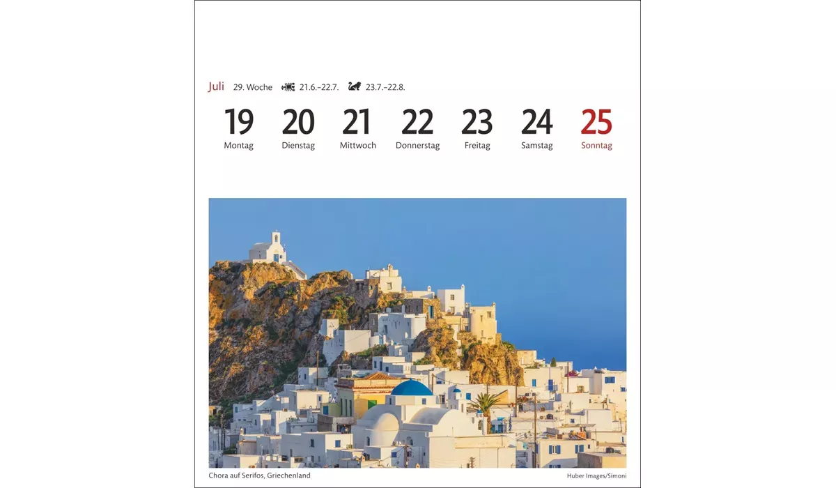 advertising calendar: Dream Destinations Postcard Calendar 2027