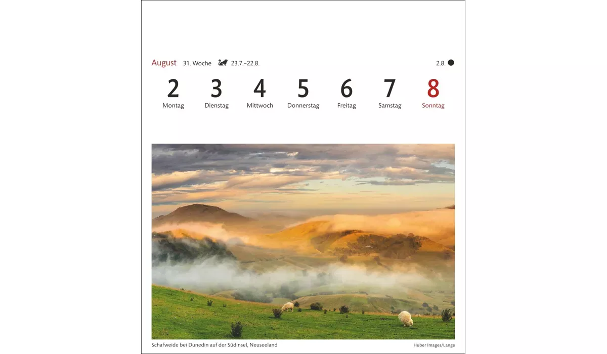 advertising calendar: Dream Destinations Postcard Calendar 2027