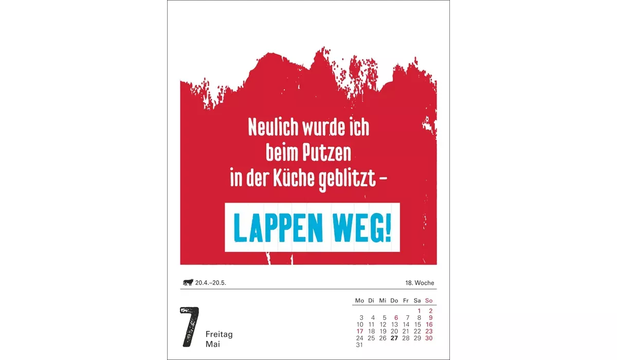 Harenberg Lange Rede kurzer Gin Tagesabreißkalender 2027