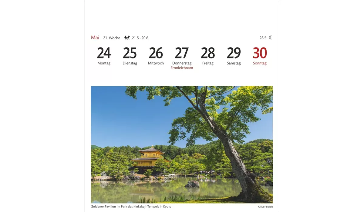 advertising calendar: Japan Postcard Calendar 2027