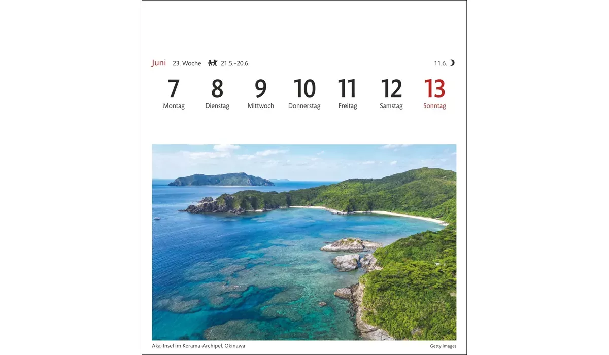 advertising calendar: Japan Postcard Calendar 2027