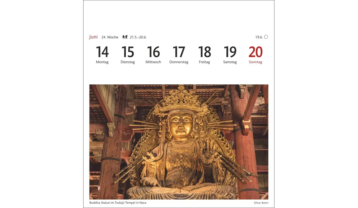 advertising calendar: Japan Postcard Calendar 2027