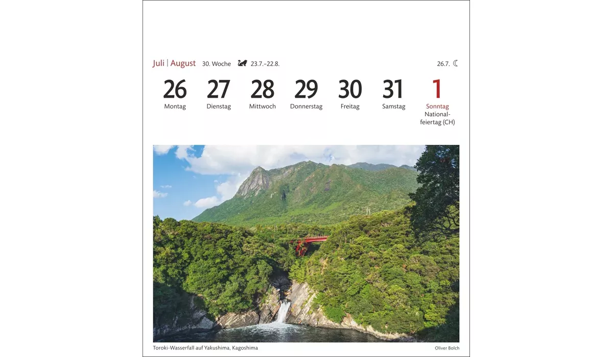 advertising calendar: Japan Postcard Calendar 2027
