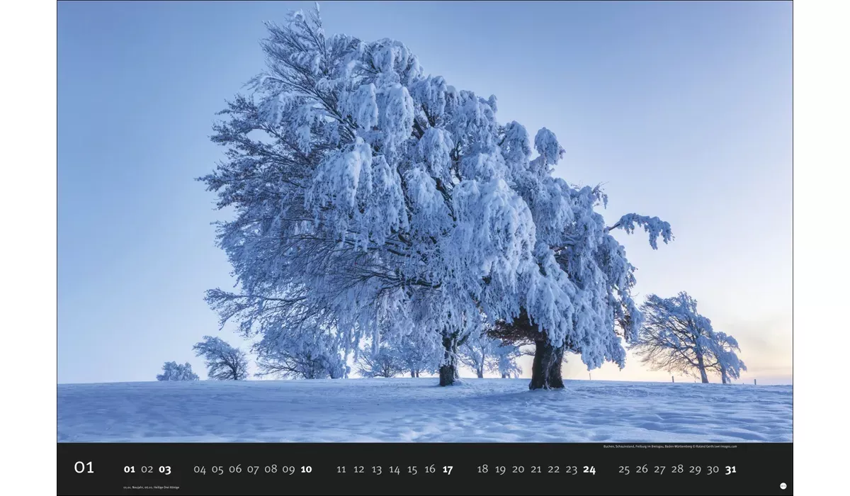 Heye Deutschlands Naturparadiese Kalender 2027