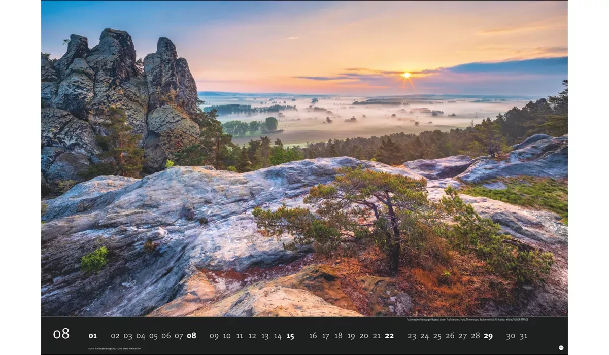 Heye Deutschlands Naturparadiese Kalender 2027