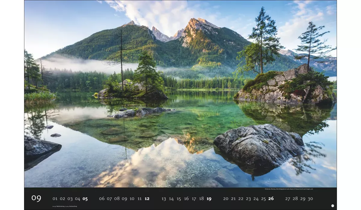 Heye Deutschlands Naturparadiese Kalender 2027