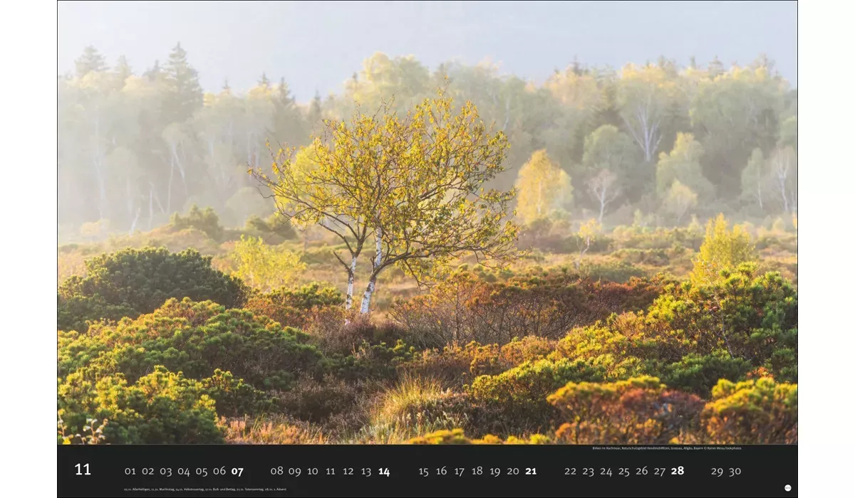 Heye Deutschlands Naturparadiese Kalender 2027