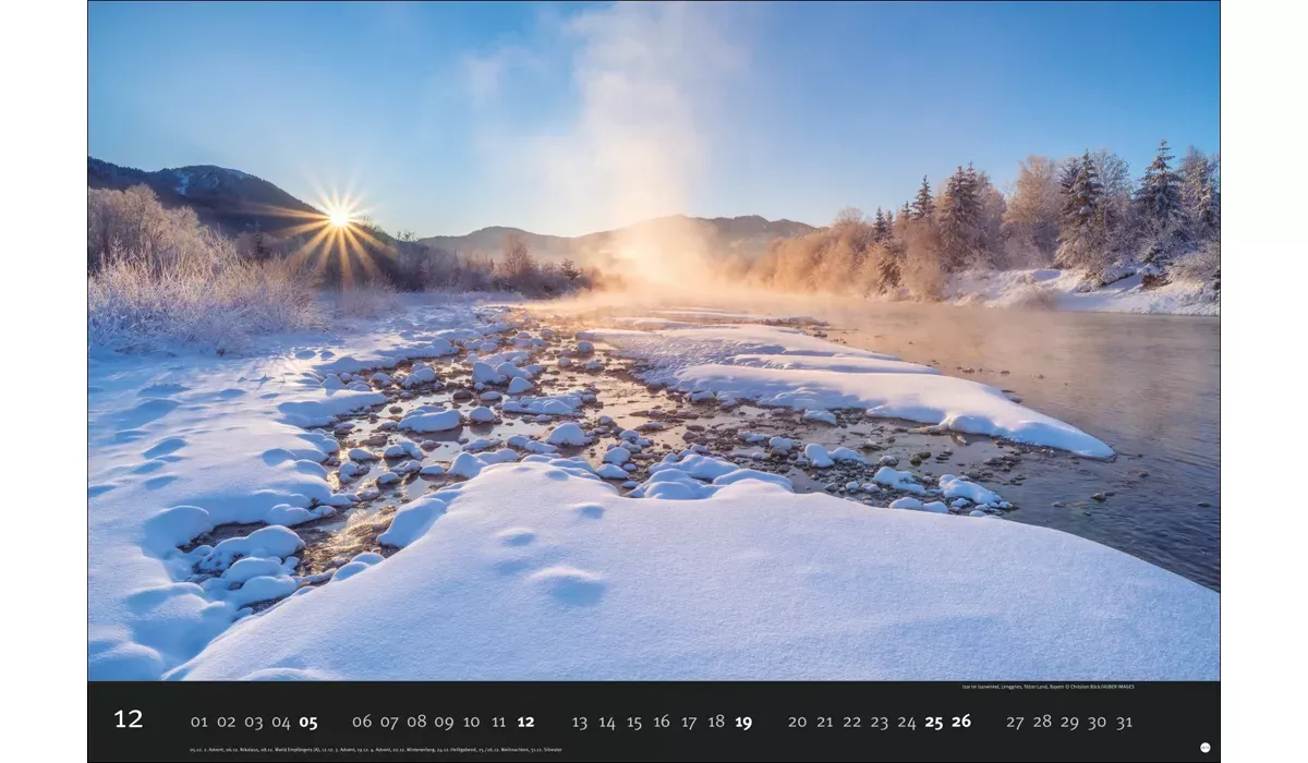 Heye Deutschlands Naturparadiese Kalender 2027
