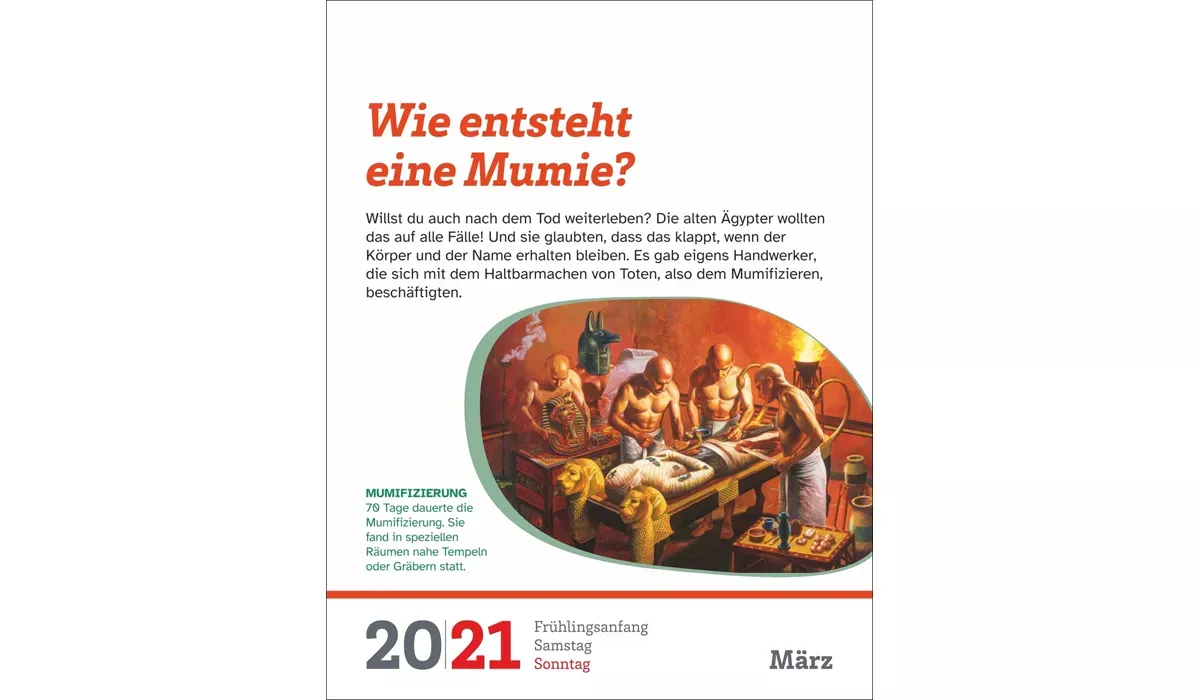 Harenberg WAS IST WAS Der Kalender Tagesabreißkalender 2027