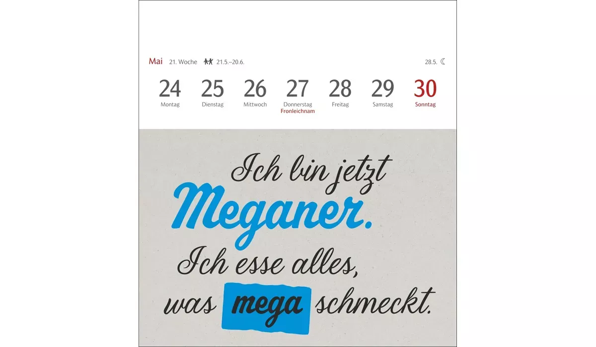 advertising calendar: Typo Springs Calendar Postcard Calendar 2027