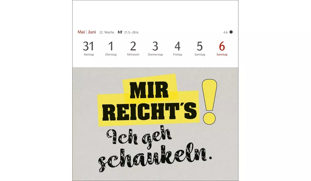 advertising calendar: Typo Springs Calendar Postcard Calendar 2027