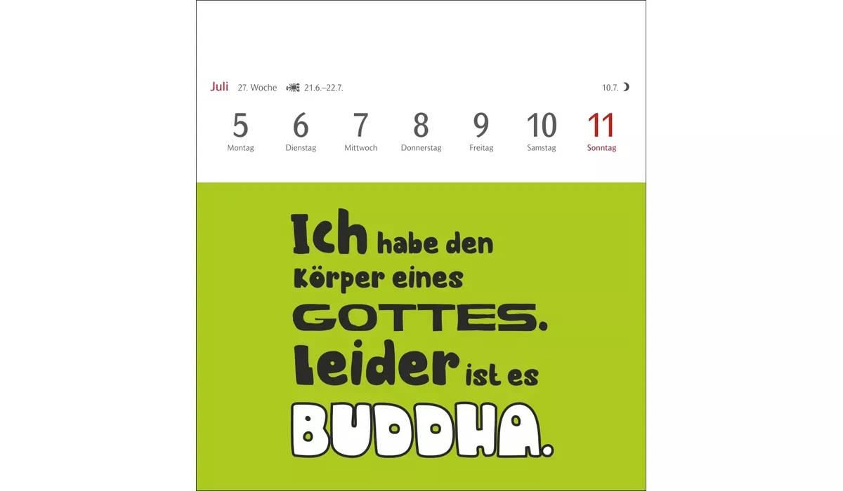 advertising calendar: Typo Springs Calendar Postcard Calendar 2027