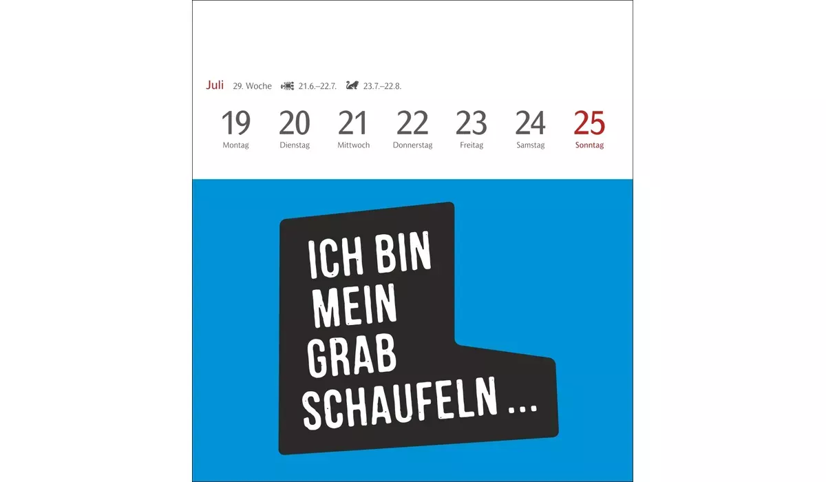 advertising calendar: Typo Springs Calendar Postcard Calendar 2027