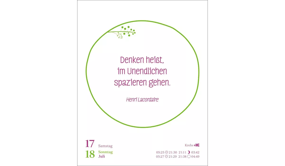 advertising calendar: Today is your day! Daily sampling calendar 2027