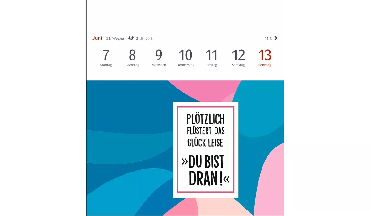 advertising calendar: Positive Springs Calendar Postcard Calendar 2027