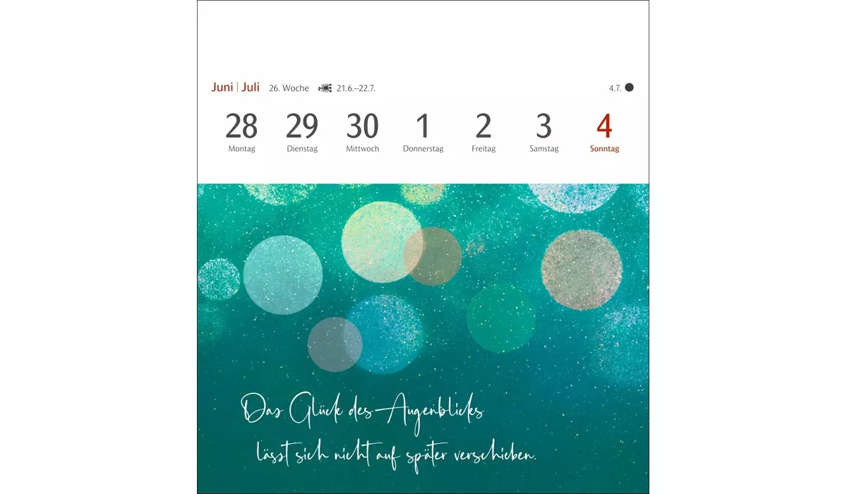 advertising calendar: Positive Springs Calendar Postcard Calendar 2027