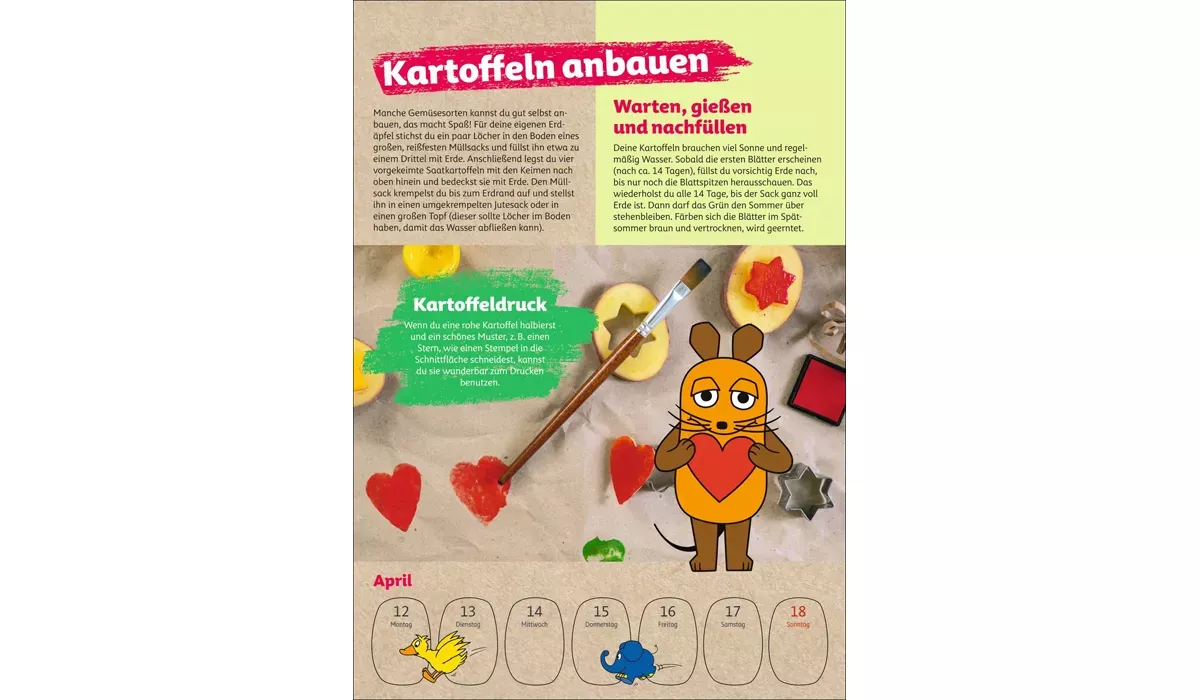 Harenberg Schütze die Erde mit der Maus Kalender 2027