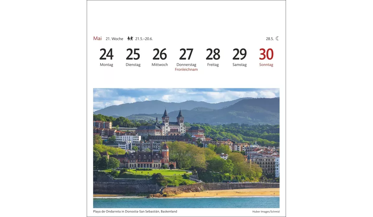 advertising calendar: Spain longing 2027