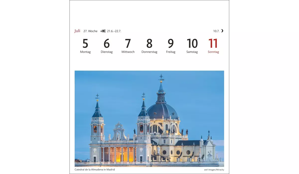 advertising calendar: Spain longing 2027