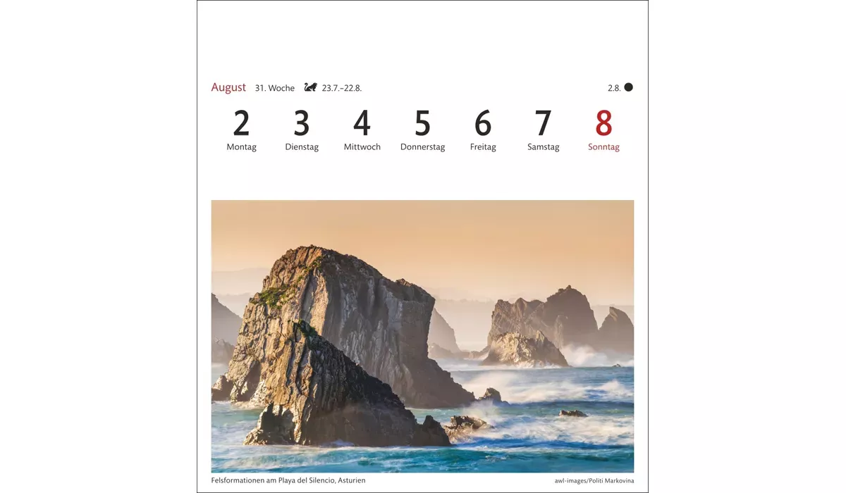 advertising calendar: Spain longing 2027