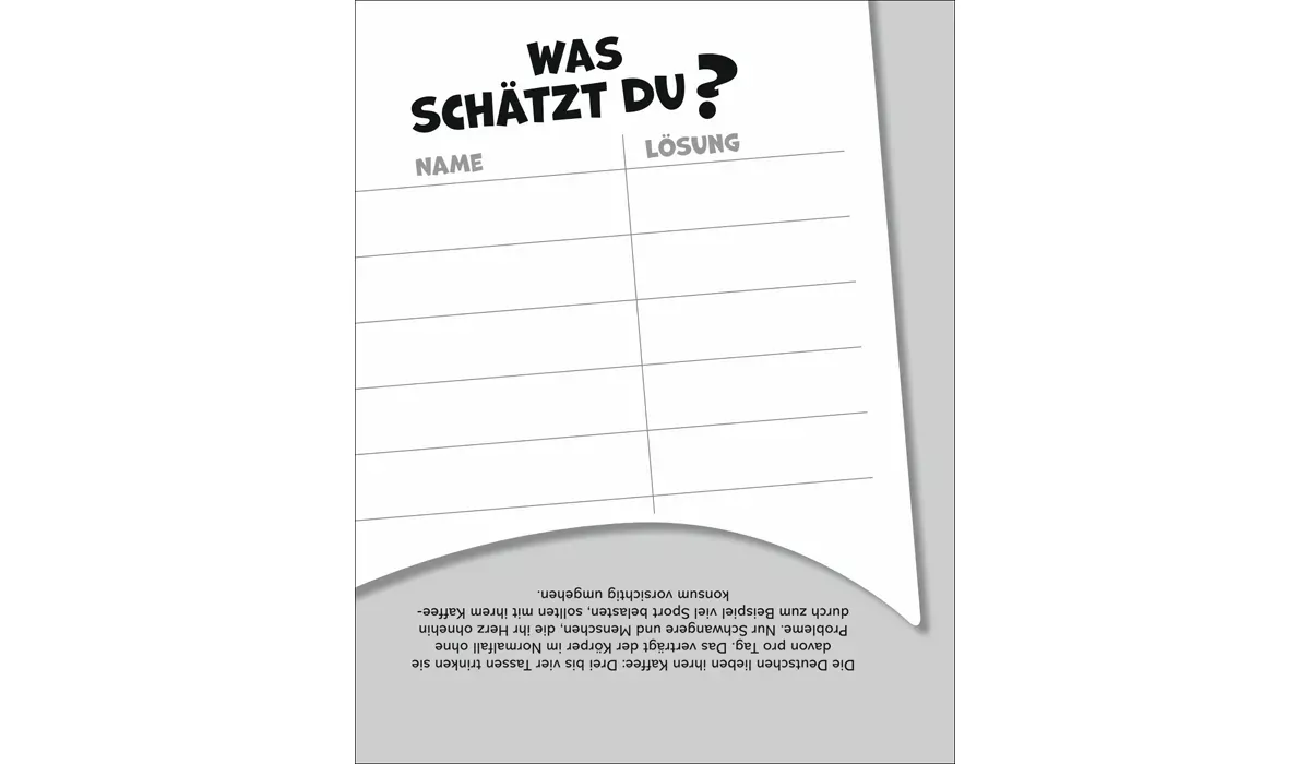 advertising calendar: What do you guess? Daily calendar 2027
