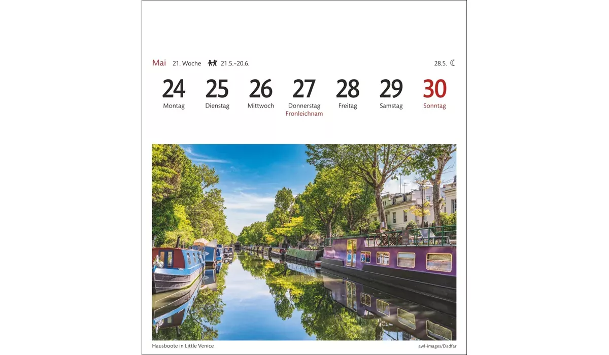 advertising calendar: London longing 2027